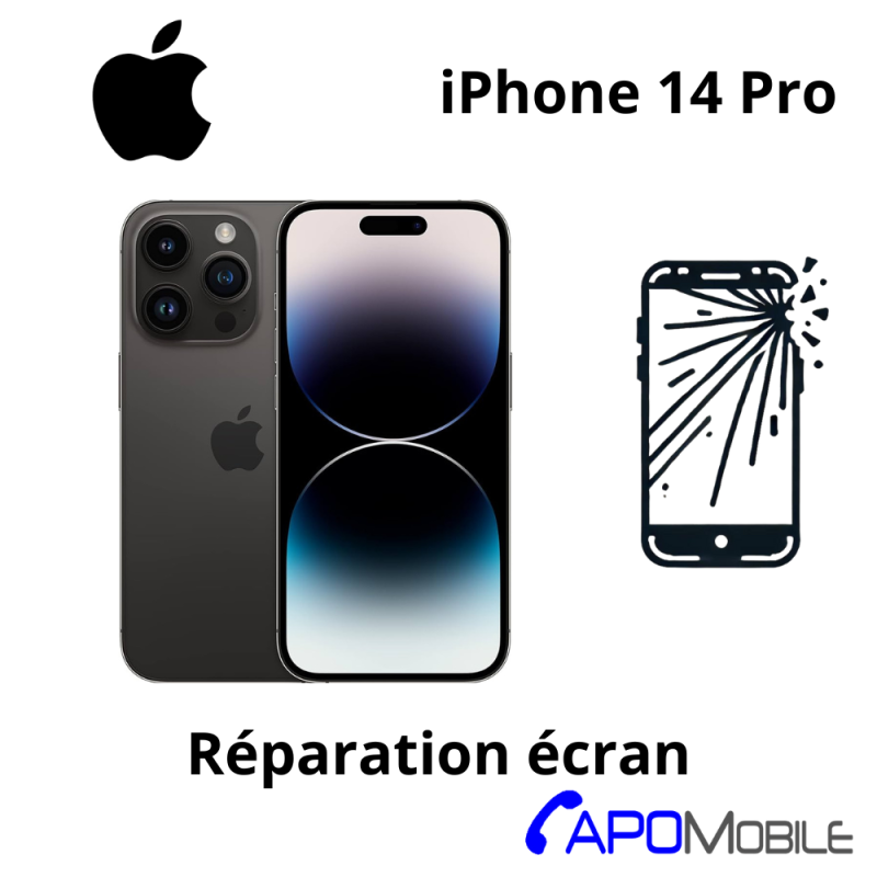 Réparation Écran Apple iPhone 14 Pro - APOMobile