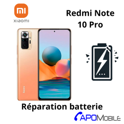 Réparation Batterie Xiaomi Redmi Note 10 Pro - APOMobile