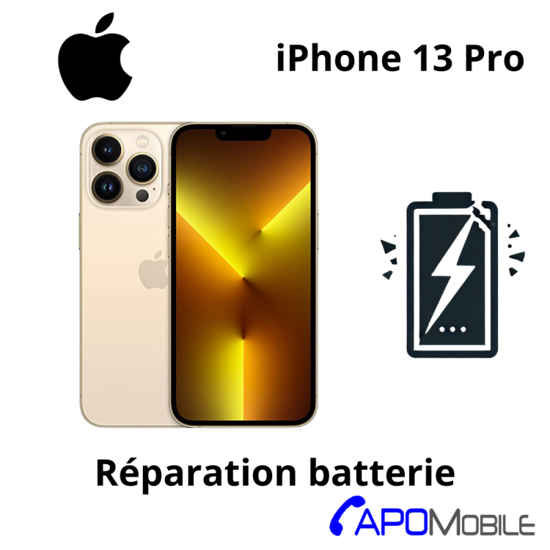 Réparation Batterie Apple iPhone 13 Pro - APOMobile