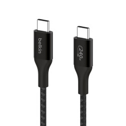 BELKIN Câble USB-C vers USB-C 240W 2m (Noir) | Charge Ultra Puissante | APOMobile