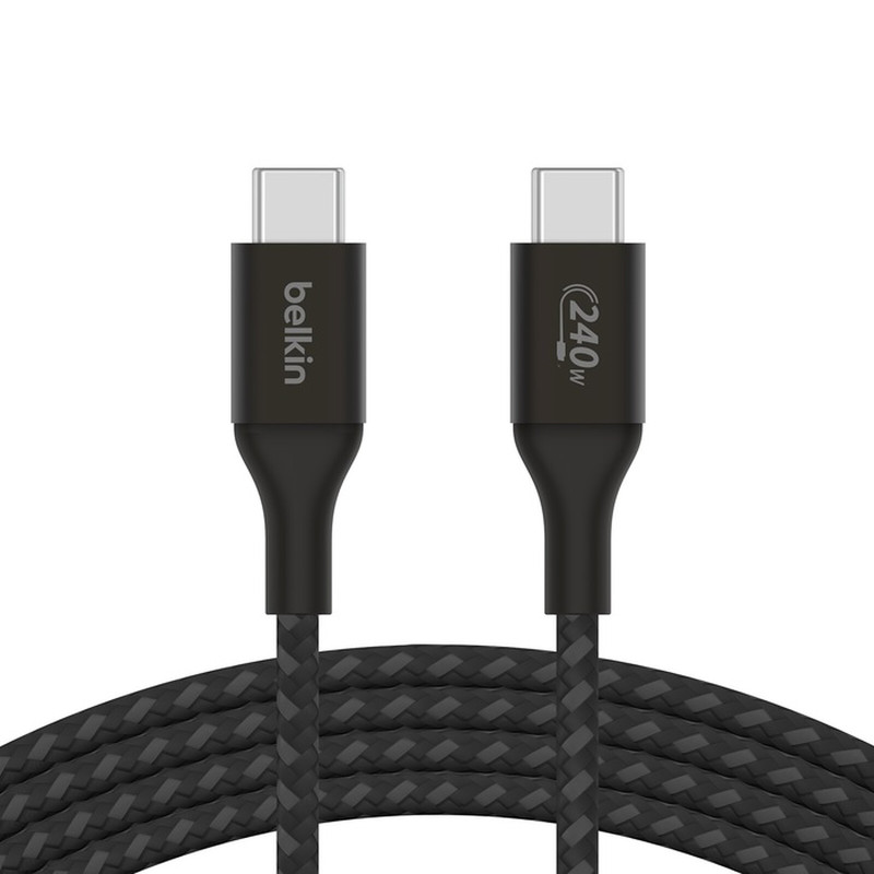 BELKIN Câble USB-C vers USB-C 240W 2m (Noir) | Charge Ultra Puissante | APOMobile