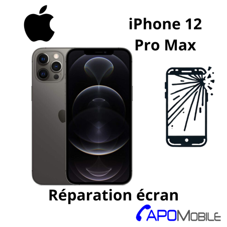 Réparation Écran Apple iPhone 12 Pro Max - APOMobile