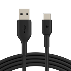 BELKIN Câble USB-C 2m (Noir) | Charge Rapide & Fiabilité | APOMobile