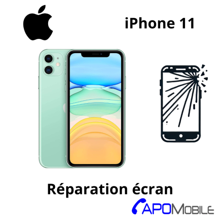 Réparation Écran Apple iPhone 11 - APOMobile