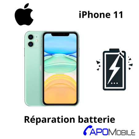 Réparation Batterie Apple iPhone 11 - APOMobile