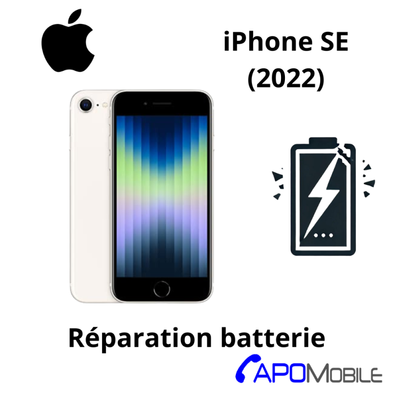 Réparation Batterie Apple iPhone SE (2022) - APOMobile